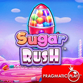 Sugar Rush hot game icon with colourful candy symbols